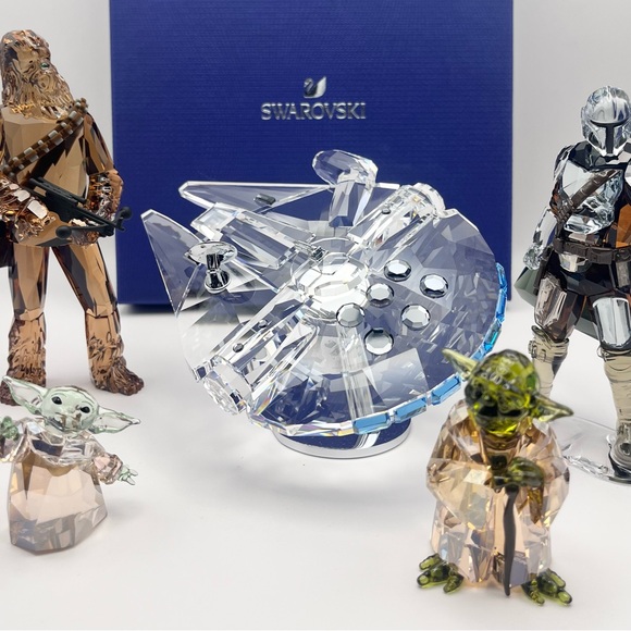 Swarovski Star Wars Crystal Figurines Set with box and certificate - Picture 7 of 7